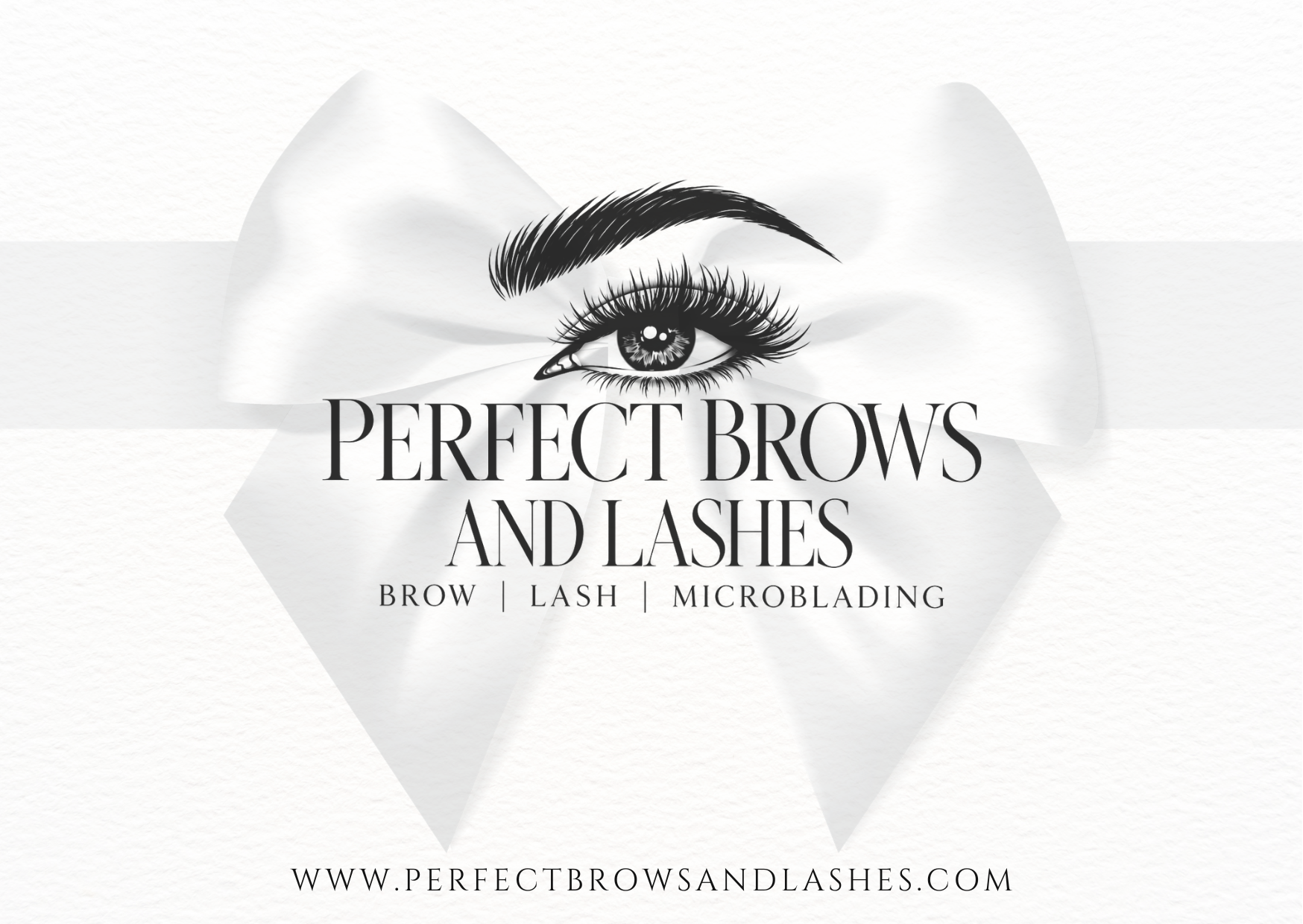 PerfectBrows Geschenkgutschein mit aktuellem Logo