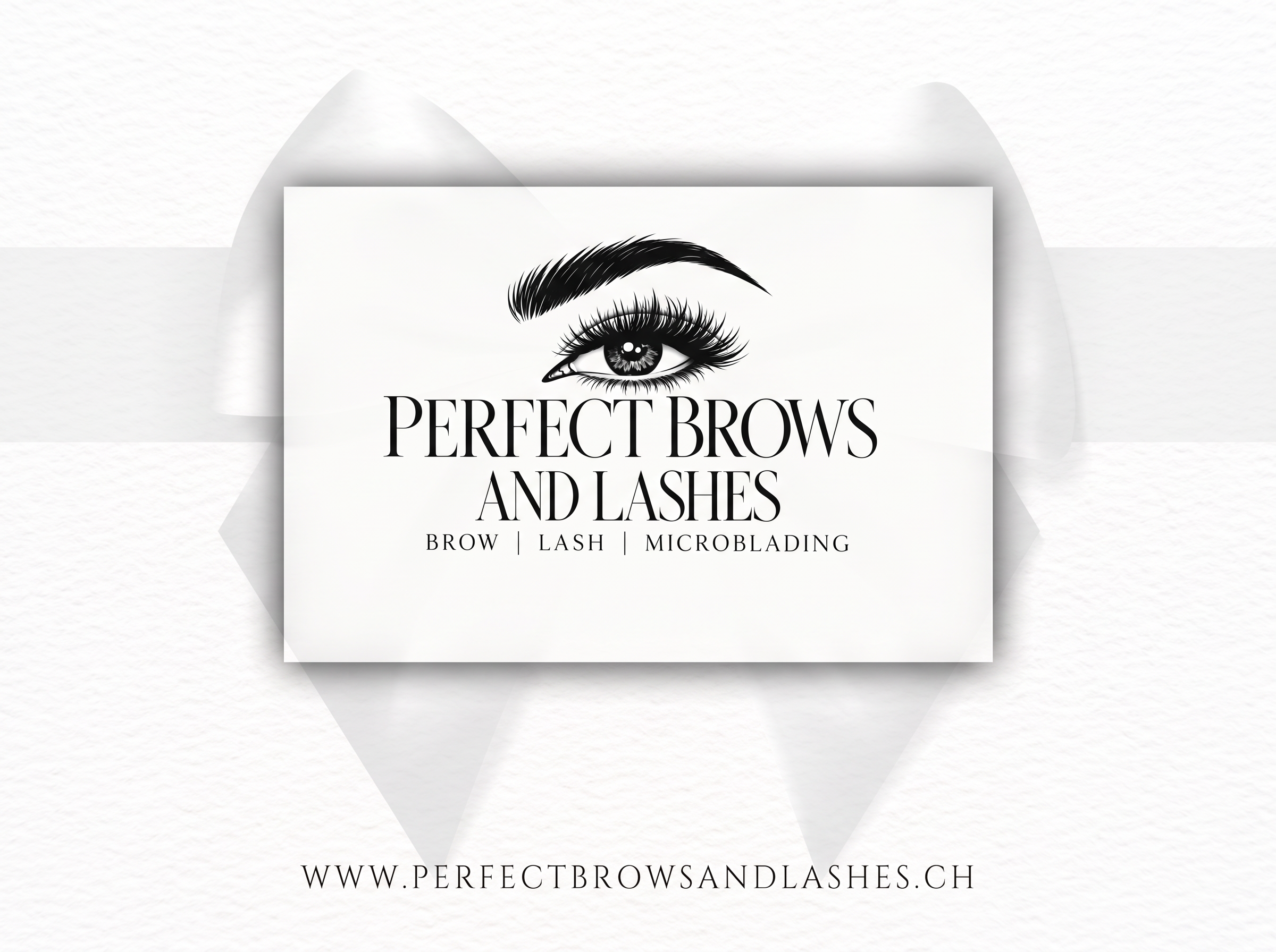 PerfectBrows Geschenkgutschein mit neuem Logo